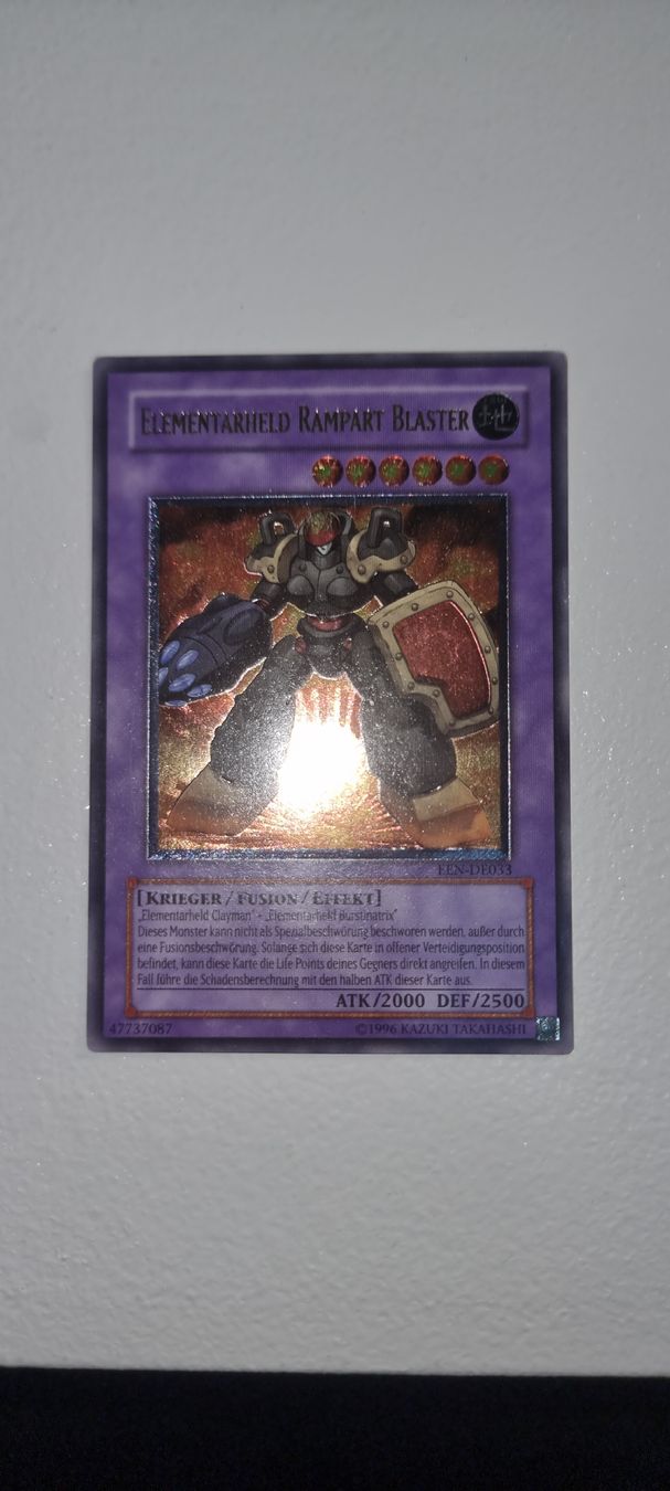 Cartoline: Yugioh Elementarheld Rampart Blaster – Usato da Suhr venduto da qkr_62qb