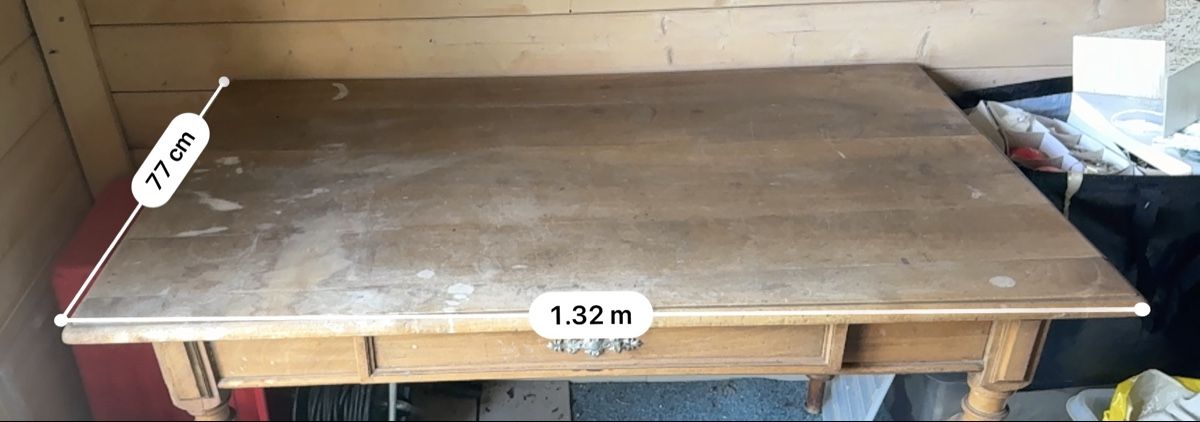 Tische: Biedermeier Tisch Nussbaum massiv – Gebraucht aus Bergdietikon von ulr_r9x5 1