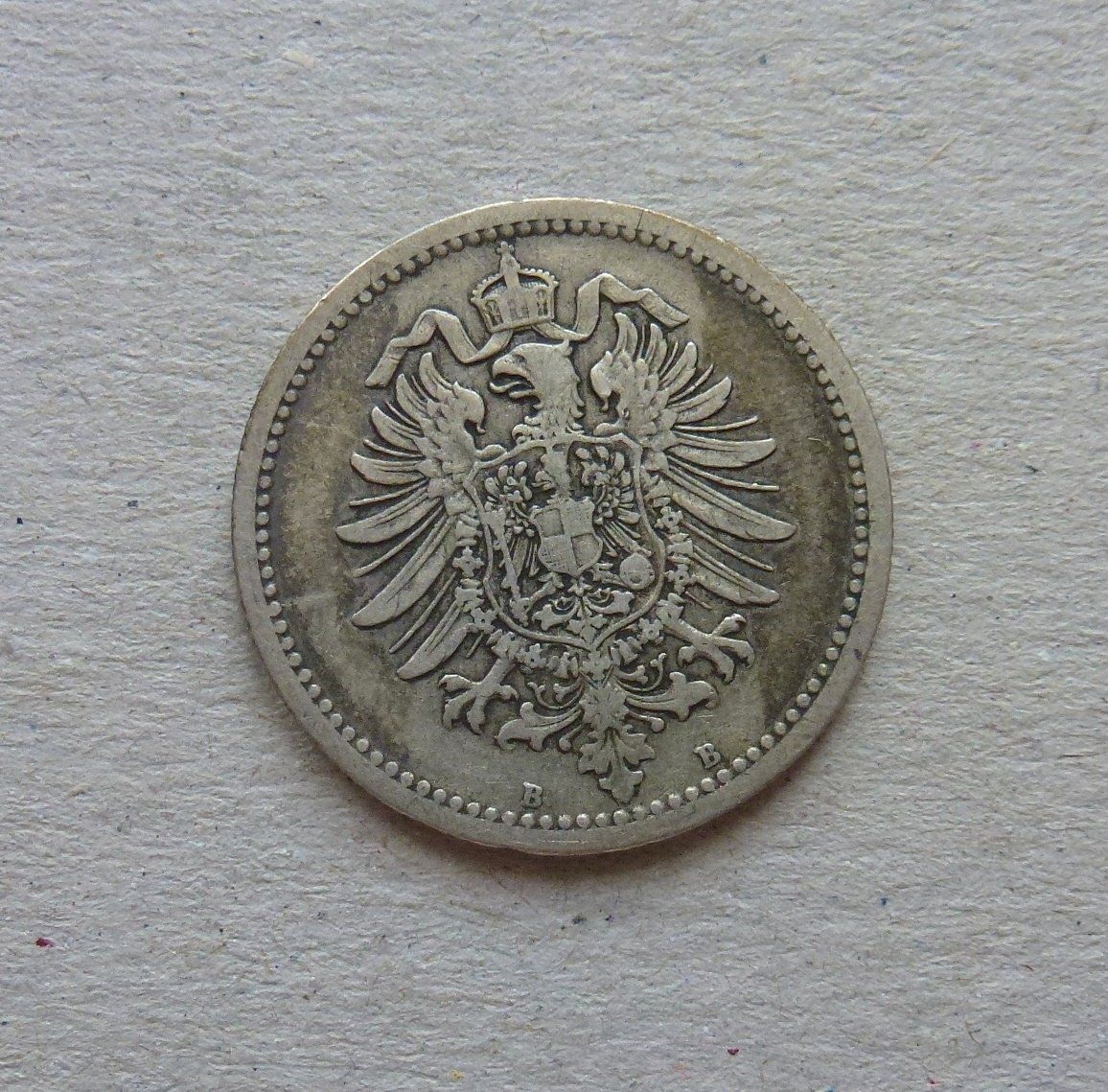 Tutti le monete: Deutsches Kaiserreich ++ 50 Pfennig 1877 B – Usato da Walkringen venduto da Casablanca777 1