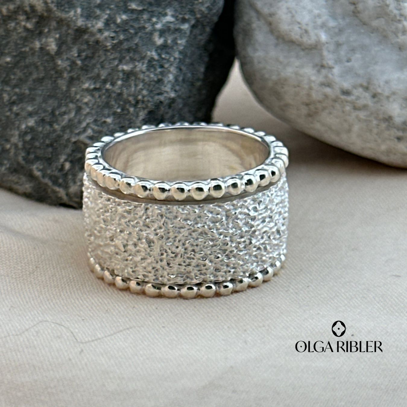 Olga Ribler Bagues: Statement Drehring Silber Ring 925 Grösse 53 – Neuf (Voir description) à Luzern par Schmuckoutlet 1
