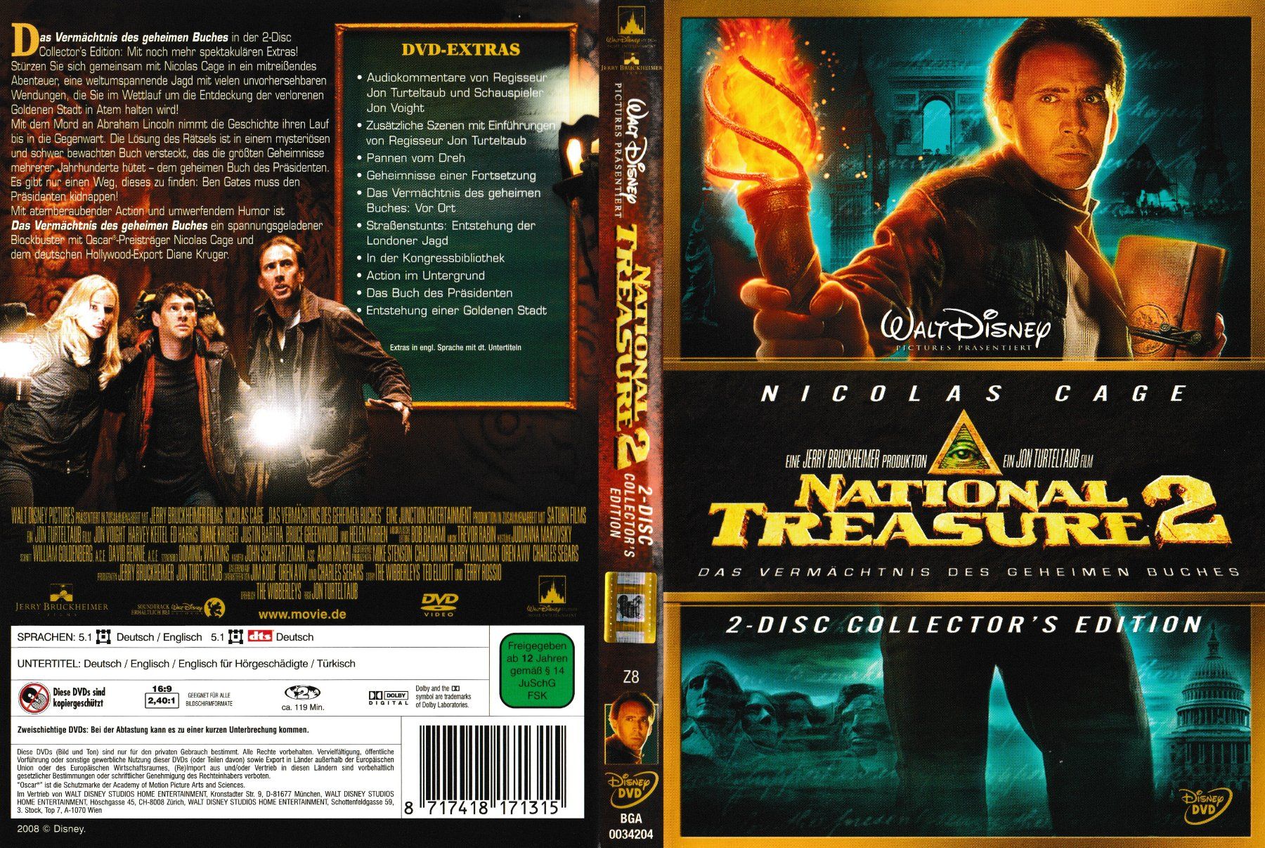 Tutti i DVDs: DVD - National Treasure 2 - 2Disc Edition – Usato da Langnau am Albis venduto da MediaRescuerKeLoX