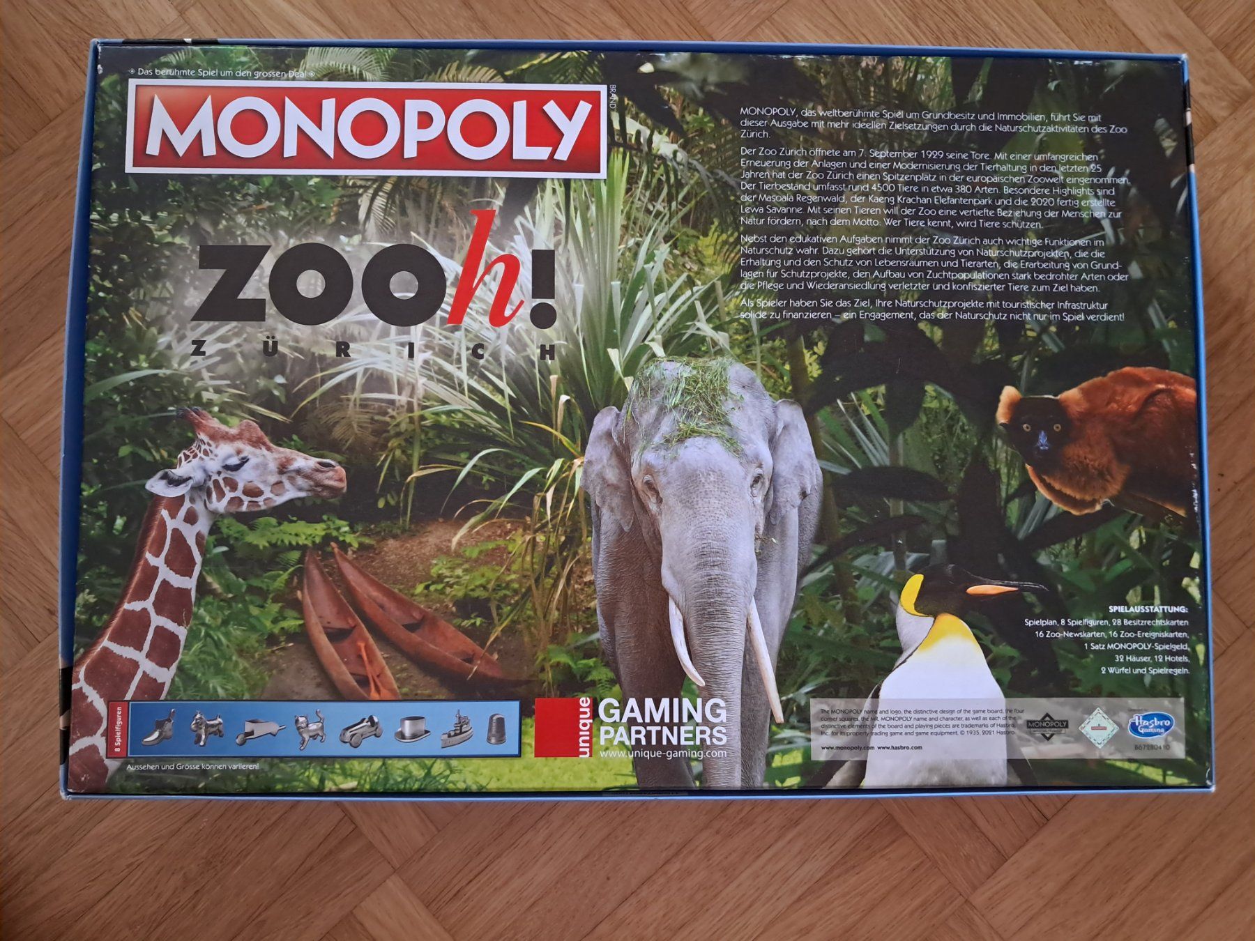 Giochi: Monopoly - Zoo Zürich - Deutsch – Usato da Obfelden venduto da Eva_32 1