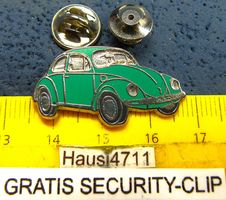 VW KÄFER AUTO PIN OLDTIMER MIT SECURITY-CLIP ENAMEL