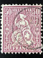 CH1867 - Zu 43 pap blanc - obl. Niederwangen