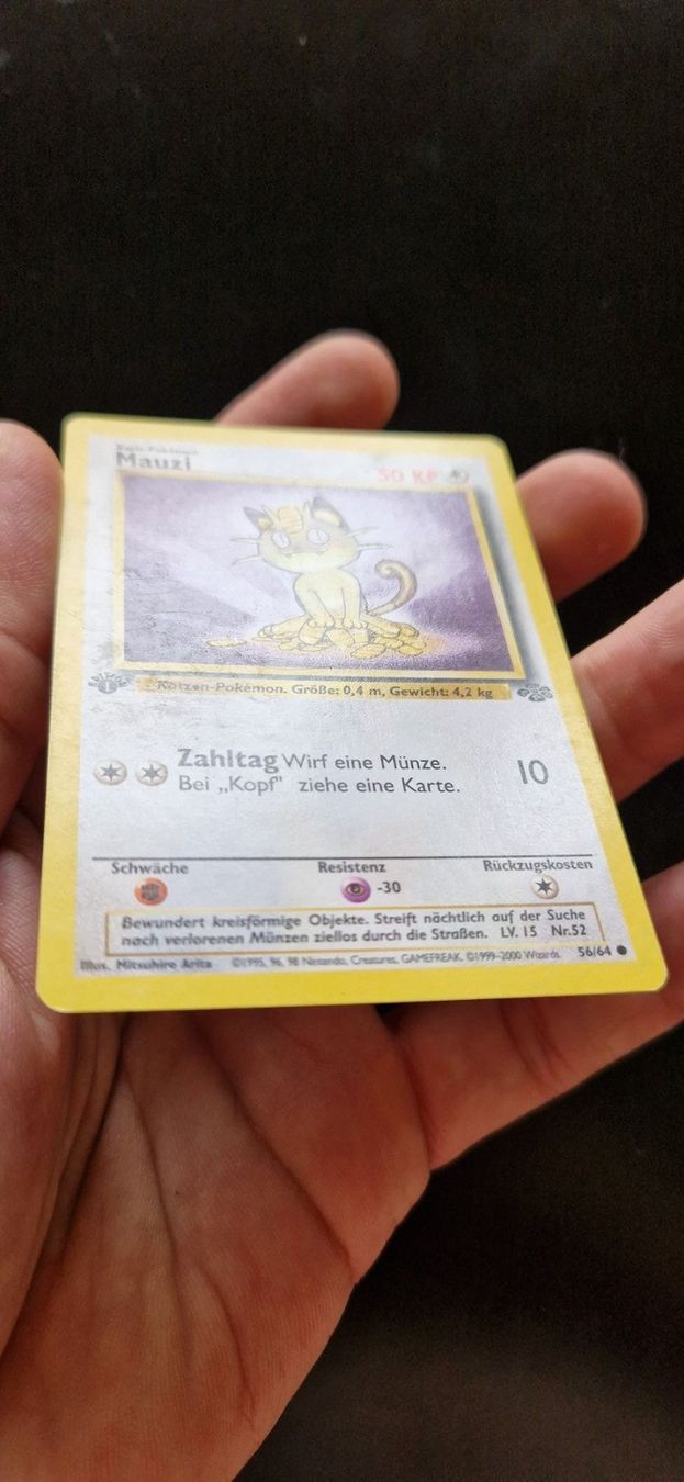Pokémon Sammelbilder & Trading cards: Mauzi Jungle Set 1. Edition Pokemon – Gebraucht aus oberbuchsiten von  2