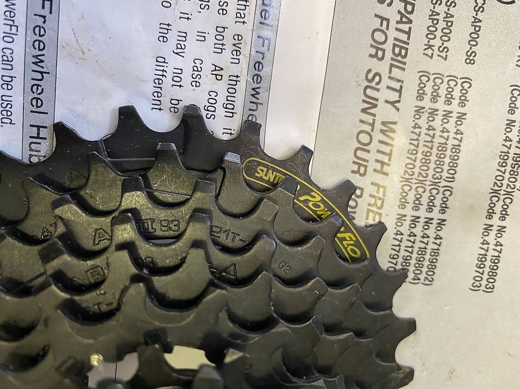 Ersatzteile: Suntour Kassette 8 G Power Flo – Gebraucht aus Eiken von Xar58 3