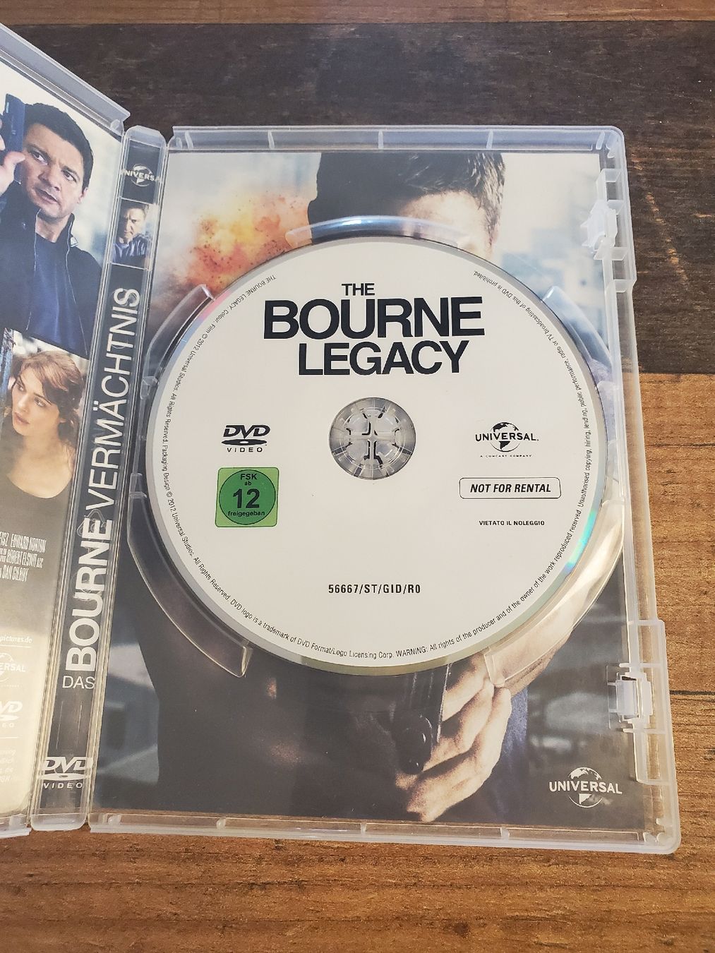 Tutti i DVDs: DAS BOURNE VERMÄCHTNIS DVD – Usato da Weinfelden venduto da RobsFortune 1