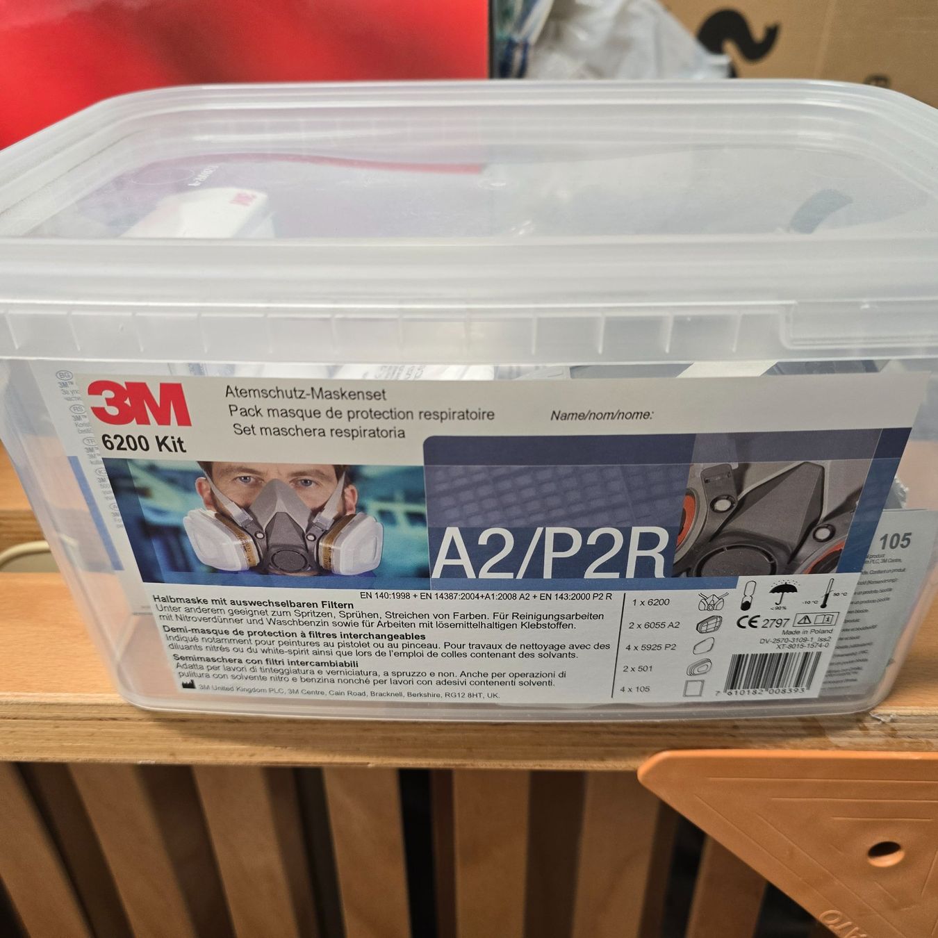 Protezione per viso e udito: Kit 3M 6000 + filtres de rechange – Nuovo e nell'imballaggio originale da Vétroz venduto da SLB-PT