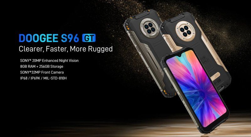 Handys / Smartphones: DOOGEE S96 GT 6.2'' Android 12 8GB+256GB Robustes Telefon – Neu und originalverpackt aus Malans GR von BUYBEST-Schweiz 6