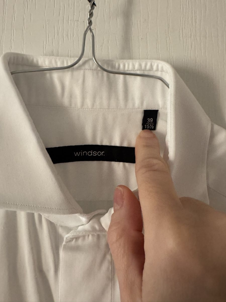 Windsor Camicie: Windsor Men White Shirt, Size 39 – Nuovo (secondo la descrizione) da Zollikon venduto da Lauva 3