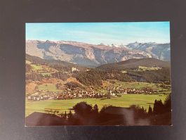 AK GR Sagogn gegen Flimserstein und Ringelspitze