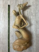 Holzfigur aus Bali, handgeschnitzt, 57 cm, 1,860 kg