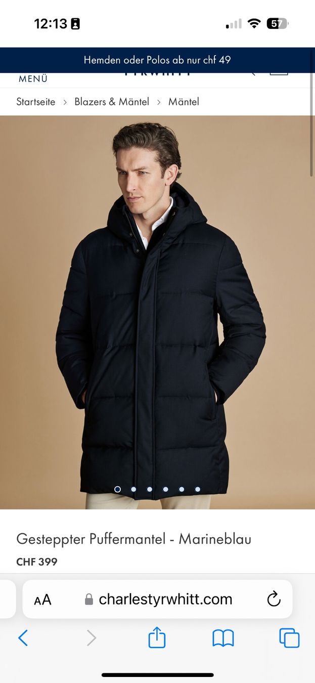 Cappotti: Gutteridge Winterjacke Daunenjacke Neu Grösse M – Nuovo e nell'imballaggio originale da Luzern venduto da Babuska_2016 1