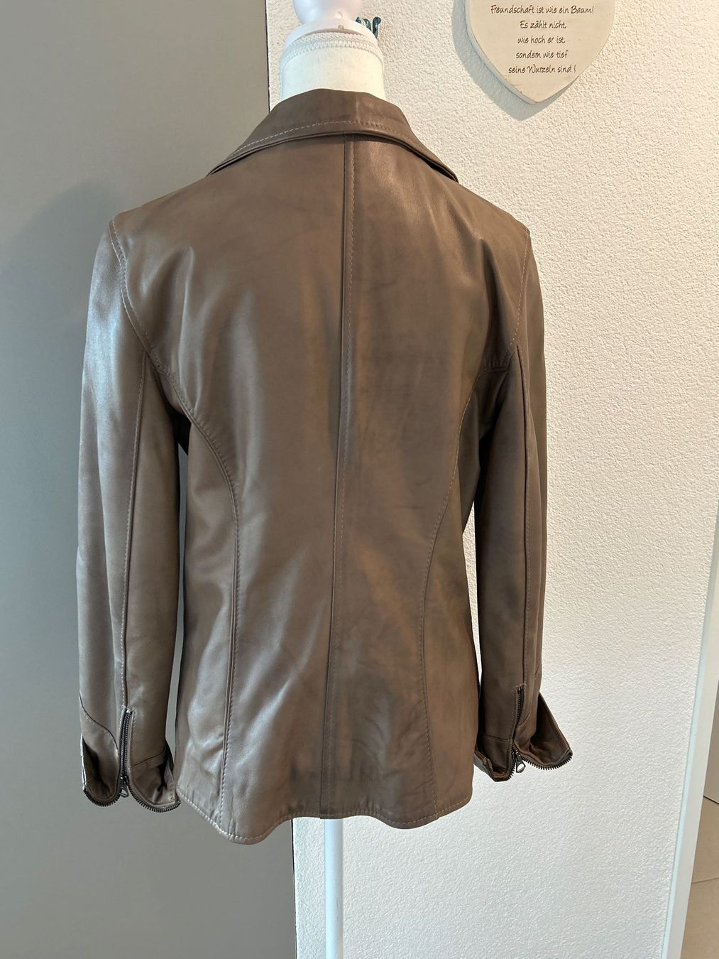 Vestes: Lederjacke braun echt Leder von Vit Moda Gr. IT48 – D'occasion à Brunnen par Nala2929 4
