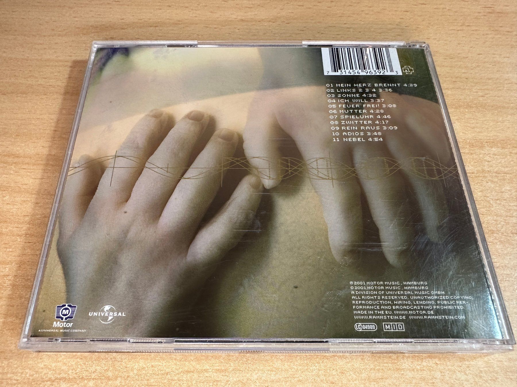 CD: J0 Rammstein – Mutter – Usato da Rikon im Tösstal venduto da Alpenmutz 1