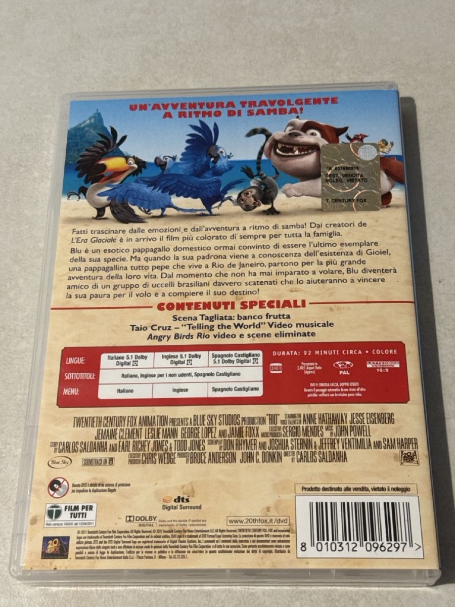 Alle DVDs: Rio – Gebraucht aus Cadenazzo von nick995 1