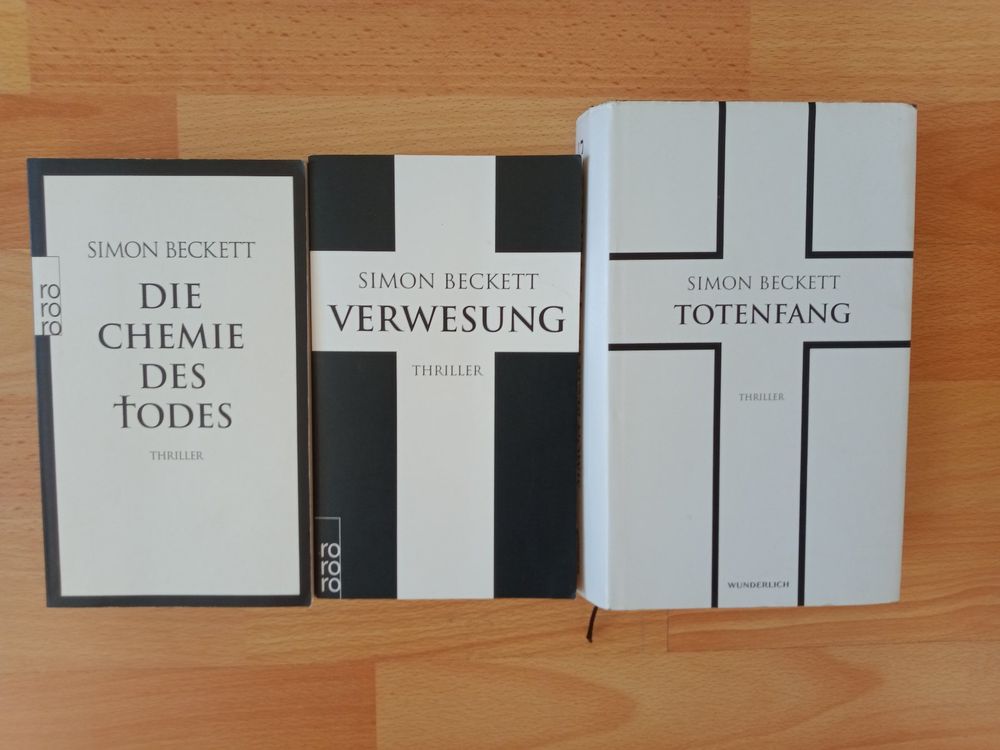 Simon Beckett David Hunter 1 4 5 Thriller Chemie des Todes Kaufen auf Ricardo
