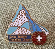 D825 Pin Swiss Bankers Travellers Cheque