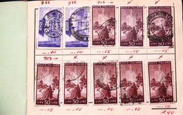 Italie  Italia - Carnet a choix 20 pages bien remplis