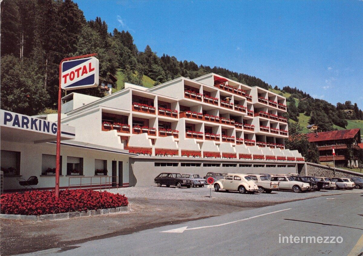 Ansichtskarten: Champéry VS // Résidences Dents du Midi Oldtimer alte Autos – Gebraucht aus Basel von intermezzo12