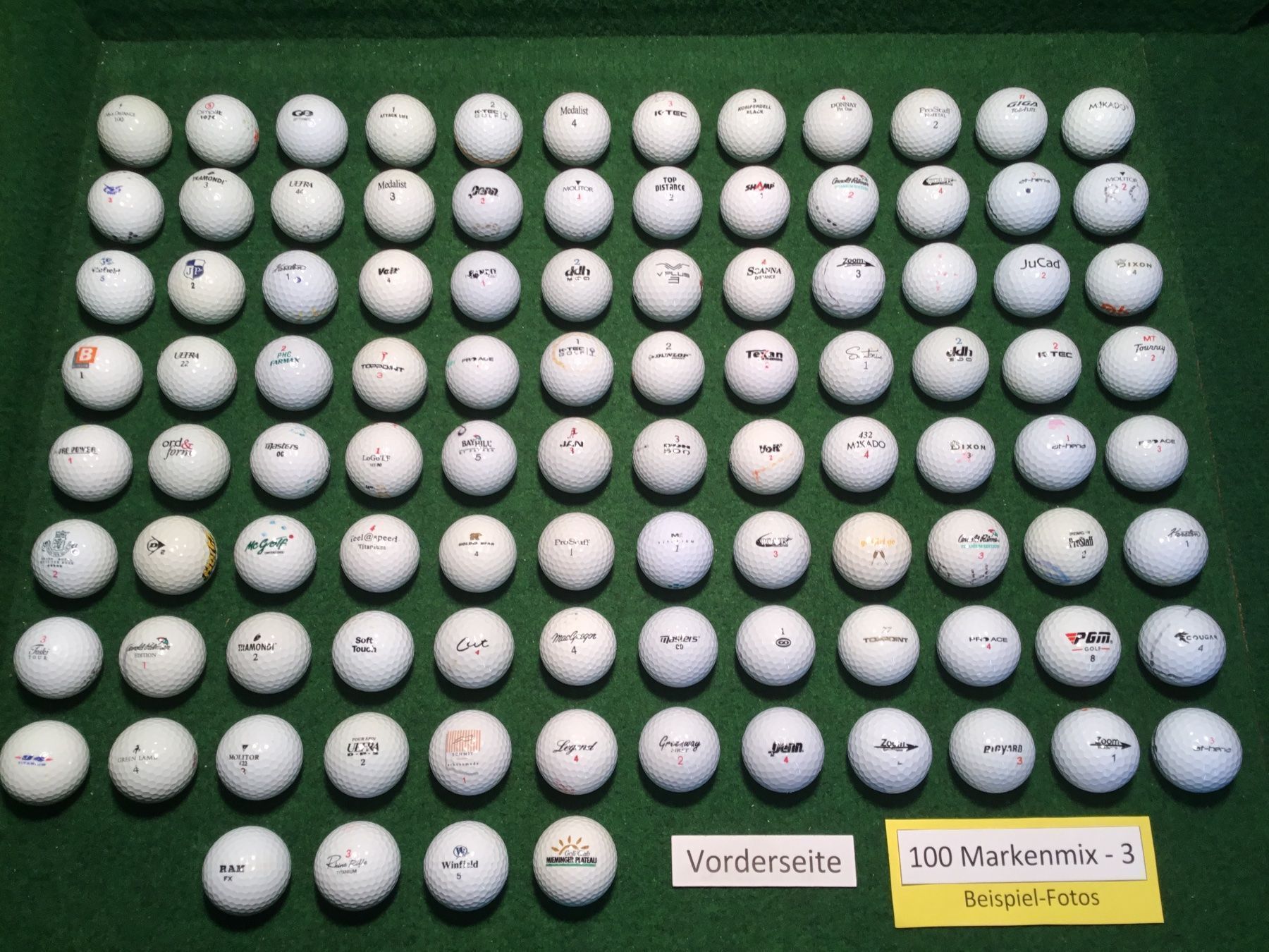 Palloni: 200 Value-Pack Golfbälle Markenmix (mittel) – Usato da Bergdietikon venduto da shimano4 4