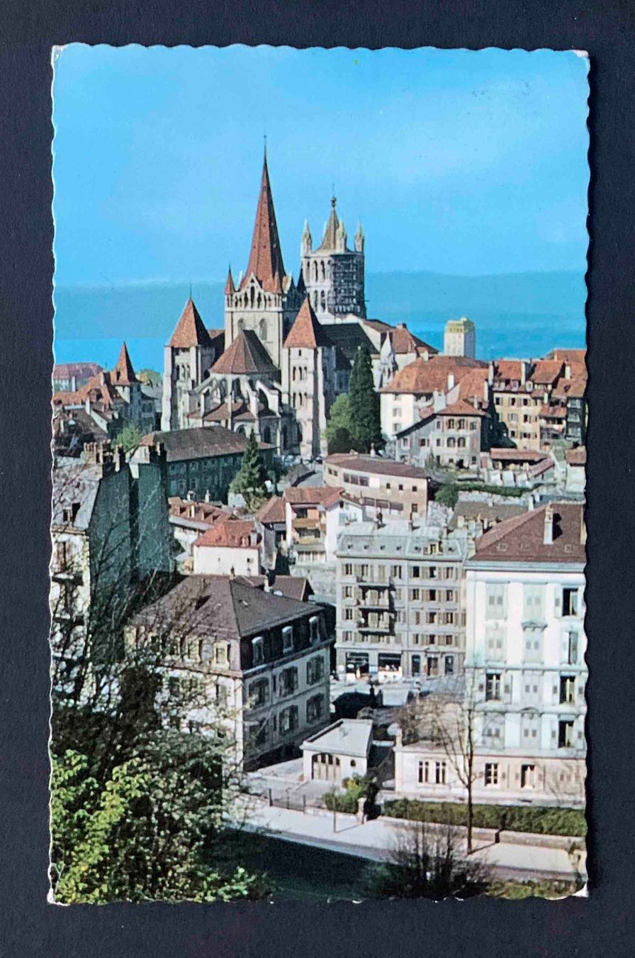 Cartoline postali: AK Lausanne La Cathedrale – Usato da Goldau venduto da artelier1