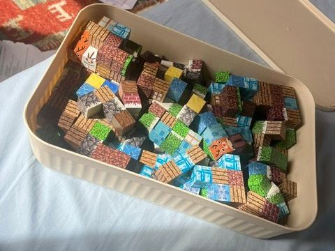 Giocattoli: 2 SETS Super World Magnetic Minecraft Cube – Usato da Russikon venduto da Russikon 1