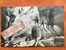 Ansichtskarte Grindelwald Eisgrotte gelaufen 1927