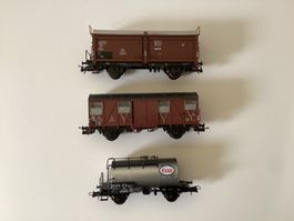 Roco Güterwagen DB Epoche III 1:87 H0