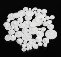 58-teiliges Kunstoff Zahnrad Set