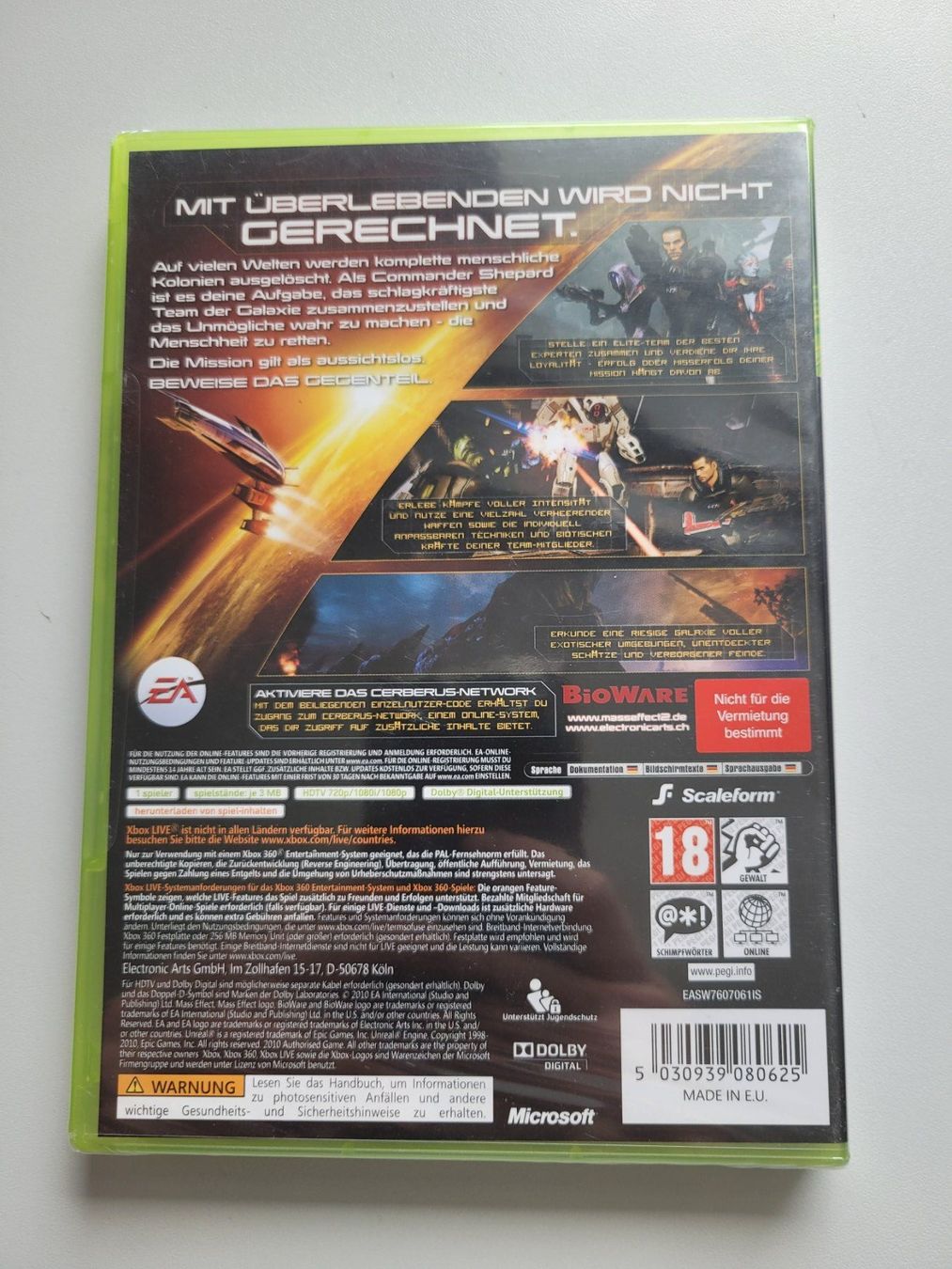 Giochi: Mass Effect 2 (XBox 360), neu, sealed! – Nuovo e nell'imballaggio originale da Uezwil venduto da -Retrogames- 1
