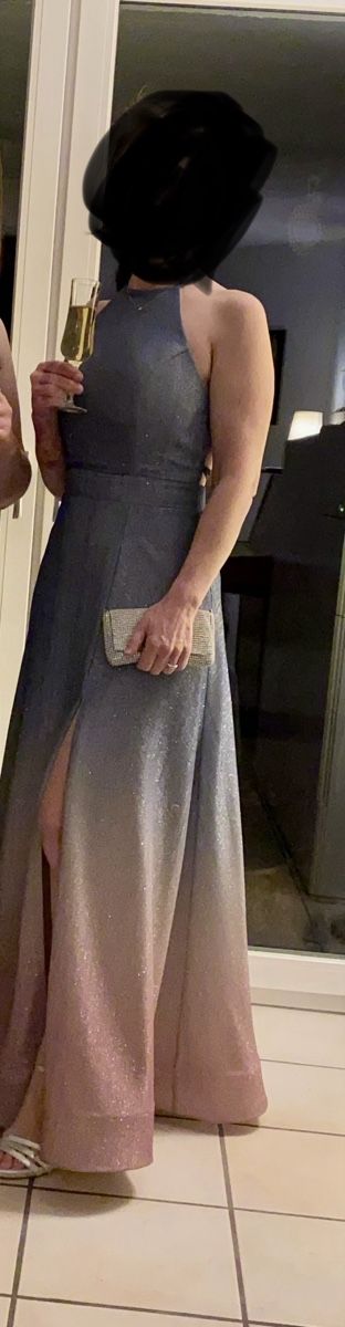 Vestiti: Wunderschönes, glitzerndes Abendkleid mit Beinschlitz, S – Nuovo (secondo la descrizione) da Wädenswil venduto da GreenGables 1