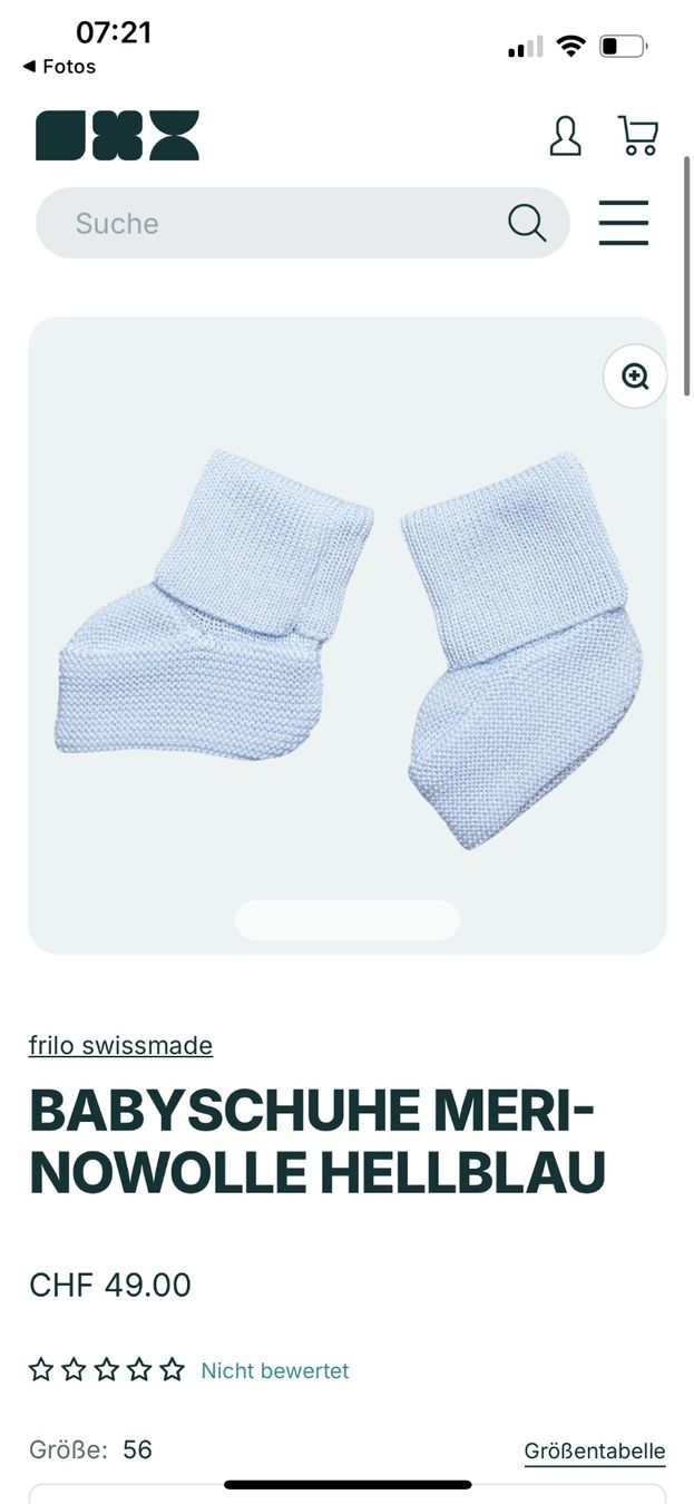 Scarpe per ragazzi: Frilo Babyschuhe, hellblau, Gr. 80, NEU & ungetragen – Nuovo e nell'imballaggio originale da Zumikon venduto da Stefan3535 2
