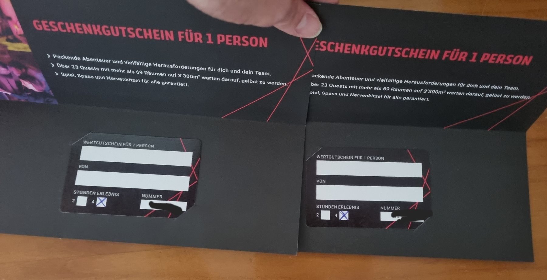 Buoni: Bodaborg! 2 Gutscheine  – Nuovo e nell'imballaggio originale da Oftringen venduto da MalousAllerlei 2