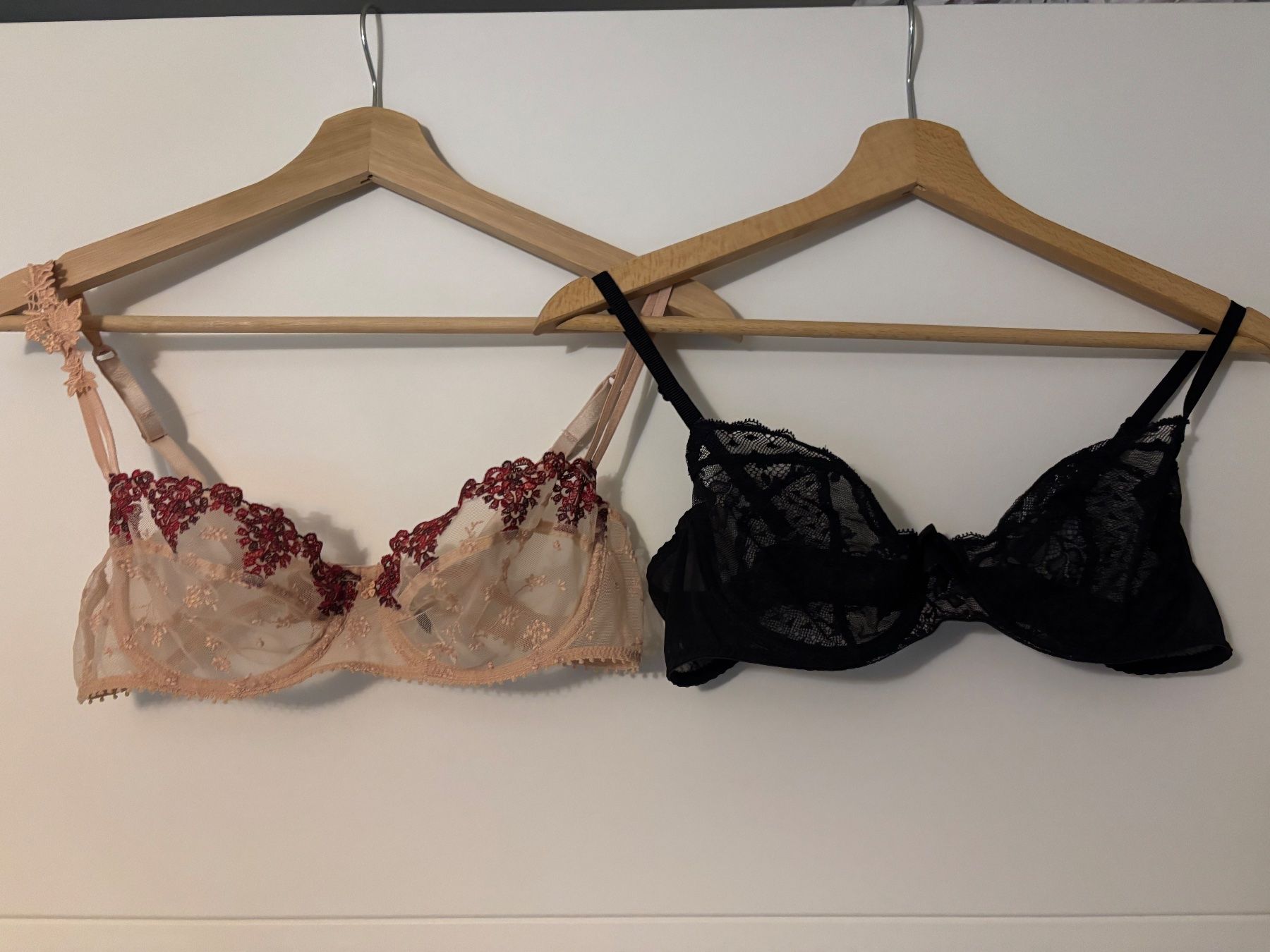 Passionata Altra biancheria intima: 2 BHs Spitzen Balconette Rosa & Schwarz, Passionata, 85B – Usato da Bülach venduto da bjoernbenny