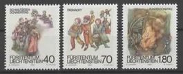 Liechtenstein 1983 Fasnachts- und Fastenbräuche Nr. 757-59**