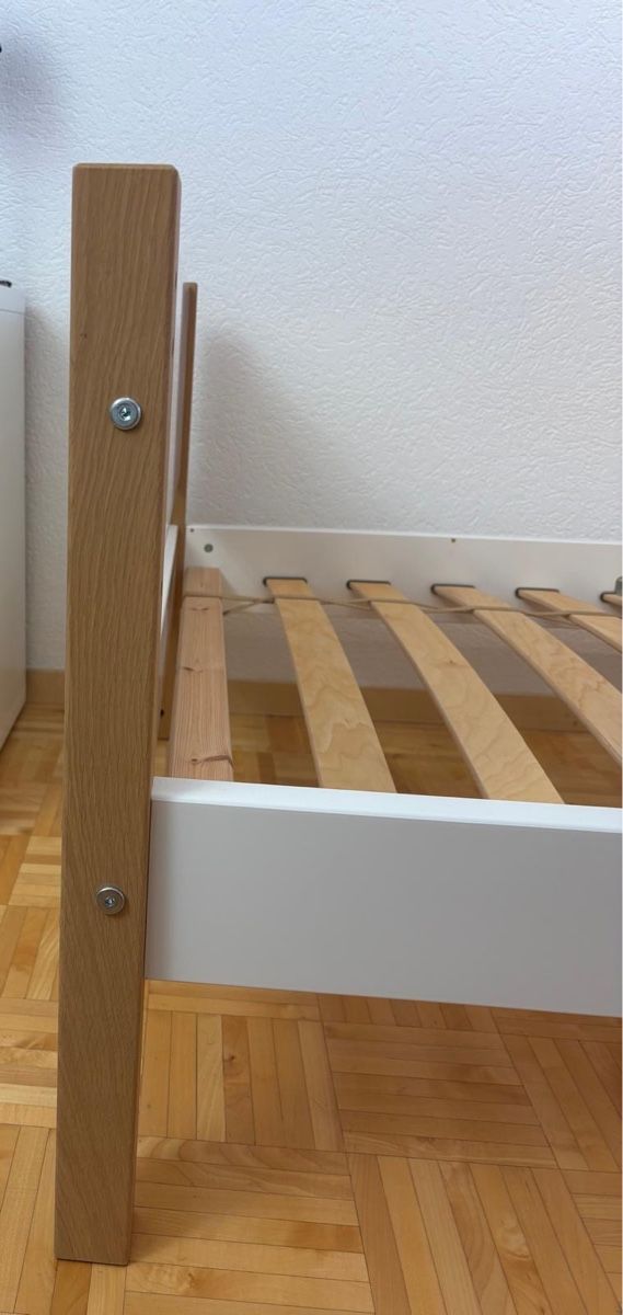 Betten: Lit blanc en bois IKEA – Neu (gemäss Beschreibung) aus Nyon von ale_98w2 2
