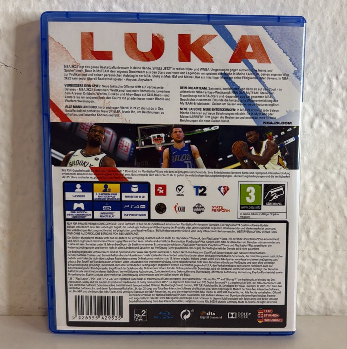 Sony Giochi: PS4/PS5 Game -  NBA 2K22 – Usato da Ehrendingen venduto da bubulence 1