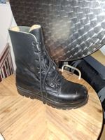 Armeestiefel Schwarz Grösse 42 Leder Militär Wanderschuh
