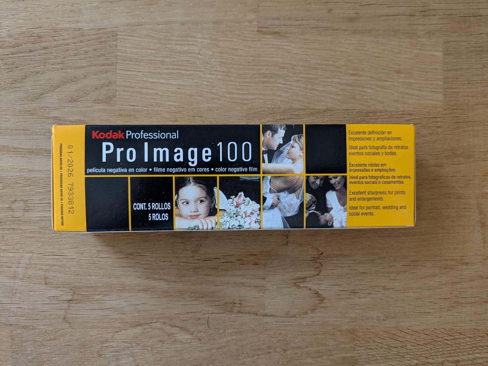 Kodak Filme: Kodak Pro Image 100 - 35mm, 5 rolls – Neu und originalverpackt aus Giubiasco von vscott12