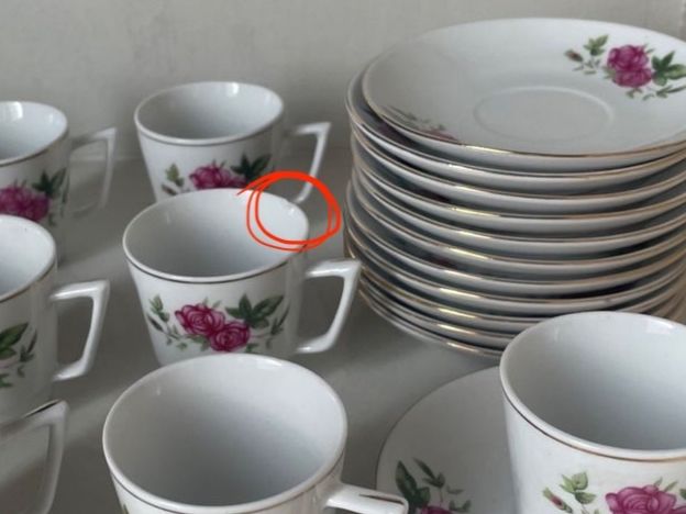 Tazze: 12 x Mokka Tassen - Vintage – Usato da Minusio venduto da Pink222 6