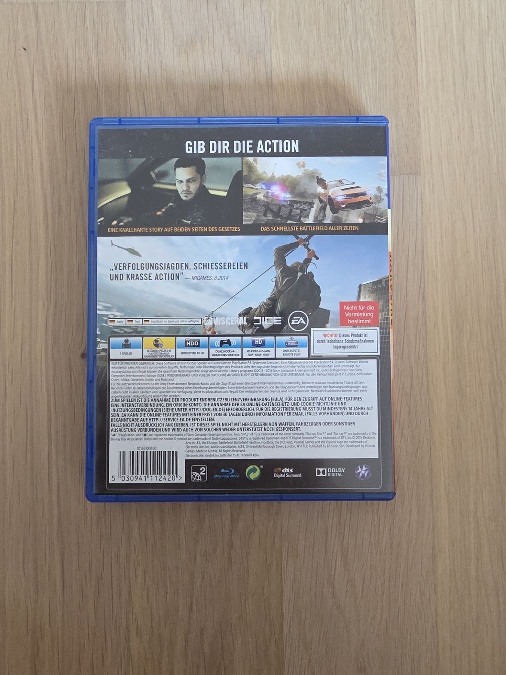 Giochi: PS4 Battlefield Hardline – Usato da Dübendorf venduto da Floh187 1