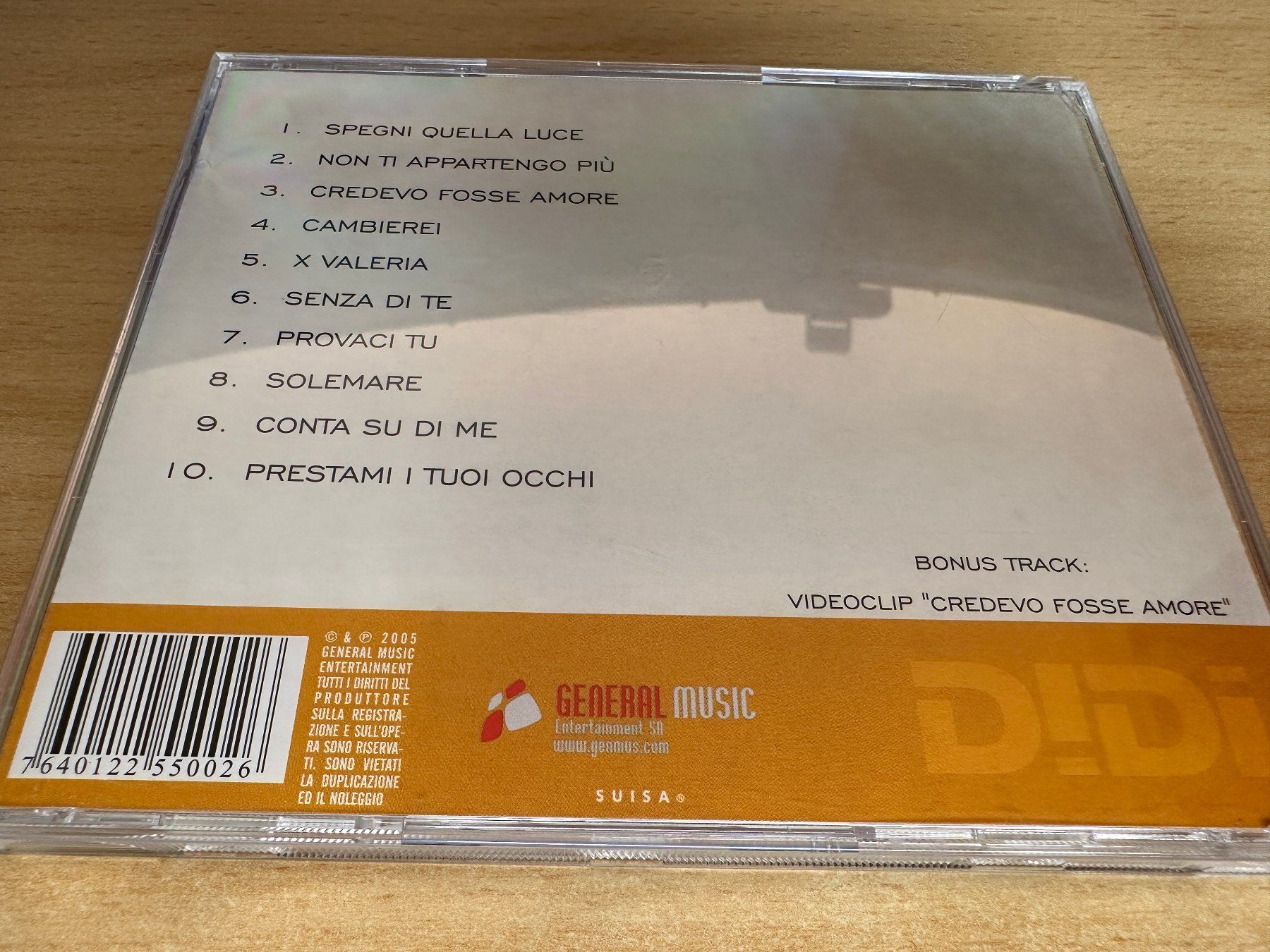 CD: Didi - Prestami I Tuoi Occhi – Usato da Rikon im Tösstal venduto da Alpenmutz 1