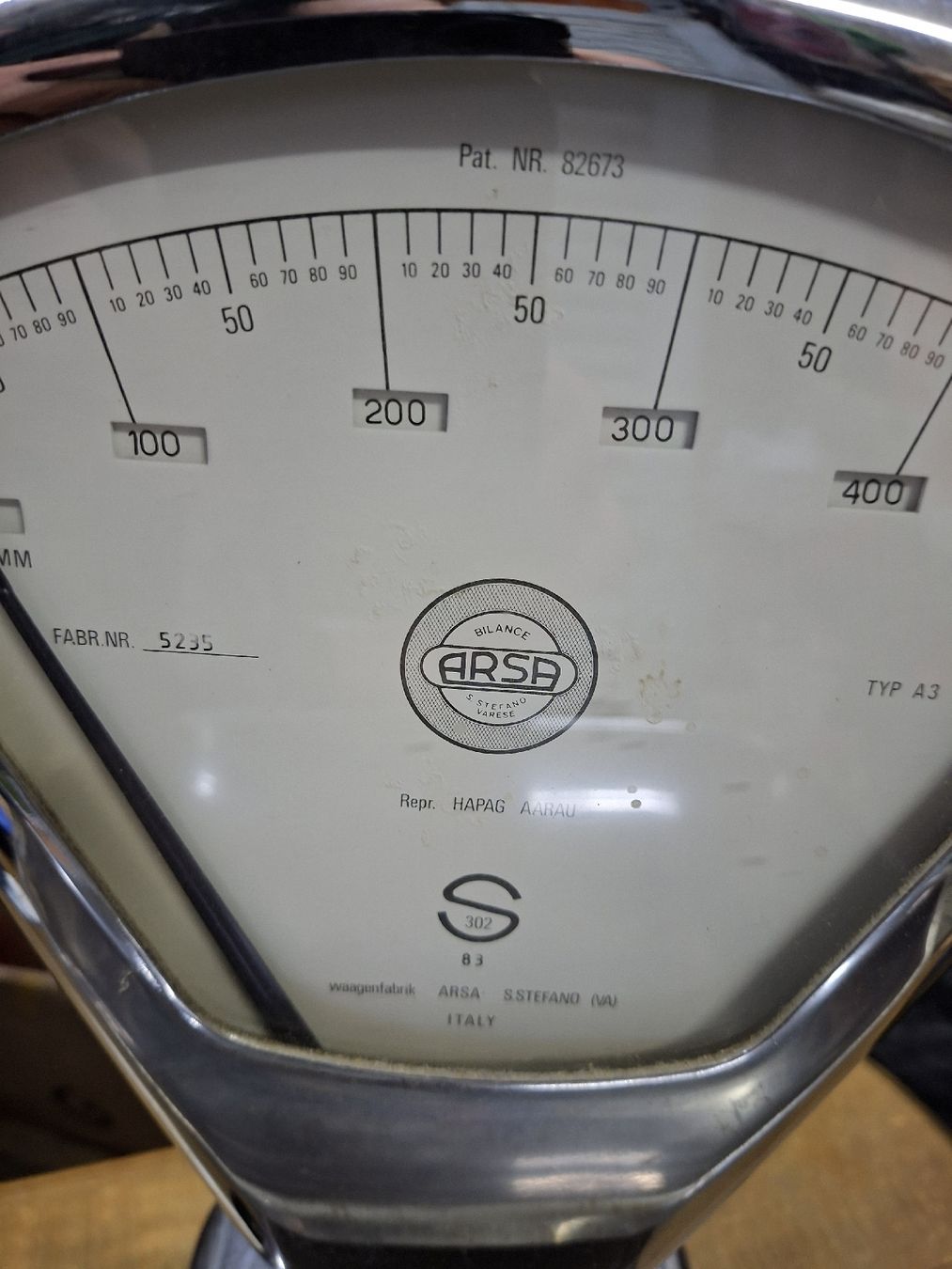 Bilance da cucina: Vintage ARSA Küchenwaage, Chromstahl  – Usato da Grossdietwil venduto da hufi10 2