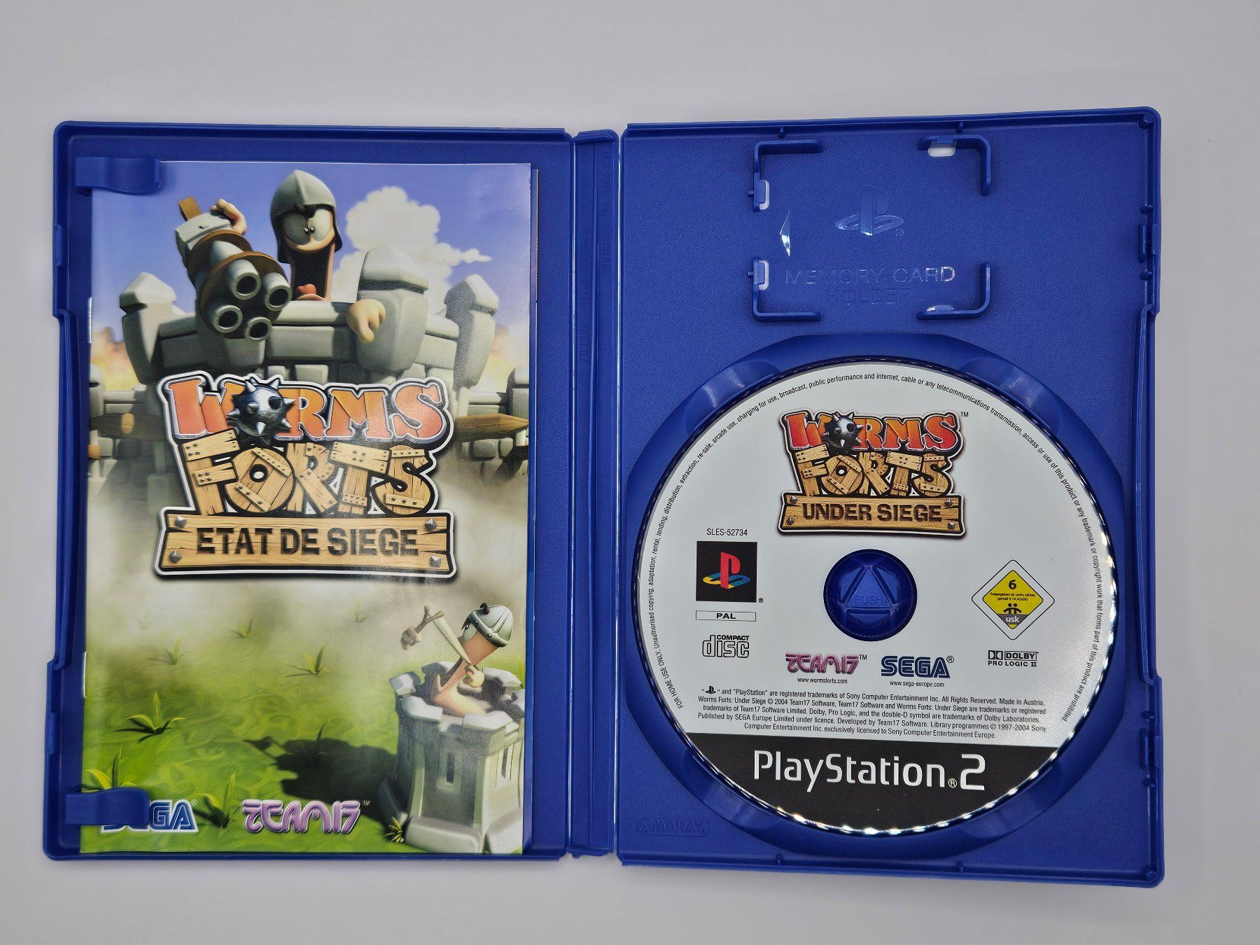 Sony Giochi: Worms Forts: Under Siege PS2 EN / FR – Usato da Hauterive NE venduto da ariashopch 2