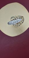 18 Karat GG/WG Ring mit Brillanten