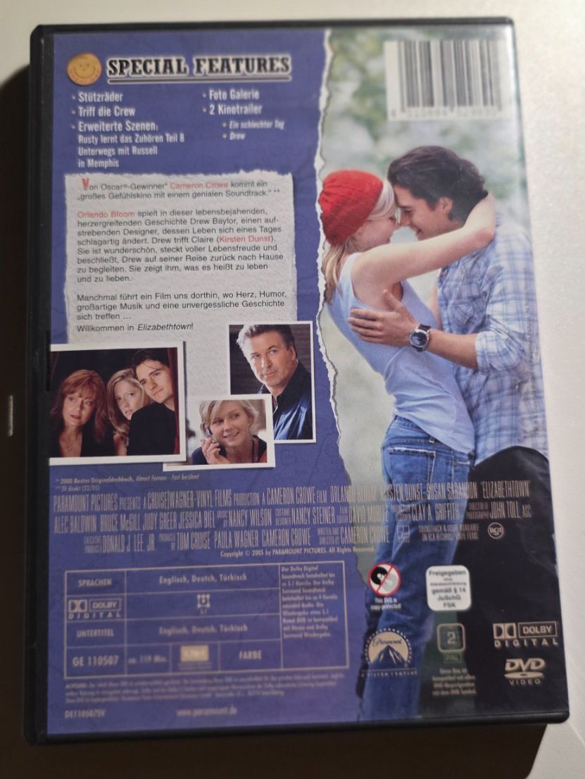 Tutti i DVDs: DVD Elizabethtown – Usato da Niederbipp venduto da Tamara15101995 1