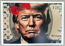 Death: Dollar Trump, POP Art, signiert 74/100