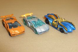 3 Hot Wheels Spielzeugautos Set