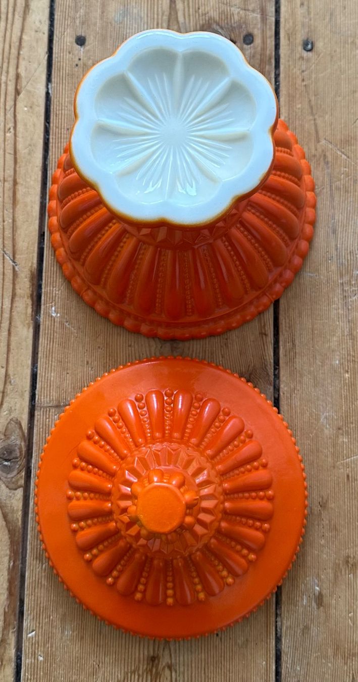 Zuckerdosen: Bonbonnière Pressglas 19.Jh. – Gebraucht aus Luzern von Mamutpe 4